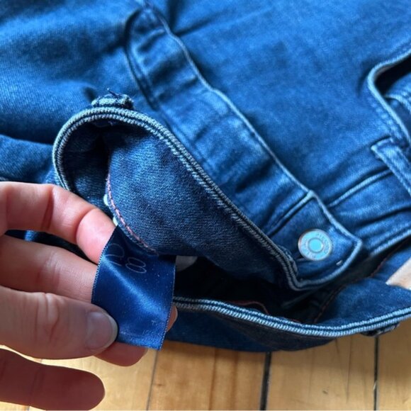 Anthropologie Pilcro Sz 28 The Icon Dark Wash Flare Denim Jeans - Picture 11 of 12